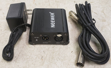 Neewer NW-100 48V Phantom Power Supply with Adapter and XLR Cable