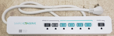 Simply Conserve LTS-AM01 SC73T1 3' 7-Outlet Energy-Saving Advanced Surge Protector