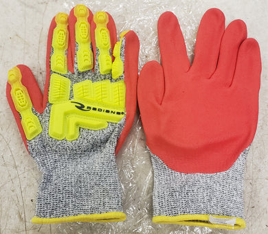 Radians RWG603L Cut Protection Level A5 Sandy Foam Nitrile Coated Glove - L