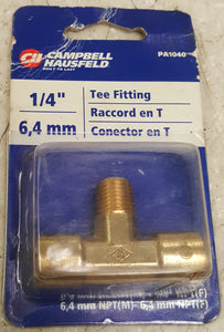 Campbell-Hausfeld PA1040 1/4" NPT Tee Fitting Adapter