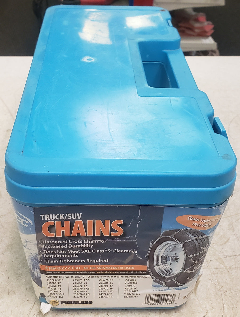 New Peerless 0222130 Truck/SUV Tire Chains Buy & Sell Outlet