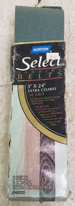 Norton 49622 Select 3" x 24" 36 Grit Extra Coarse Sanding Belt
