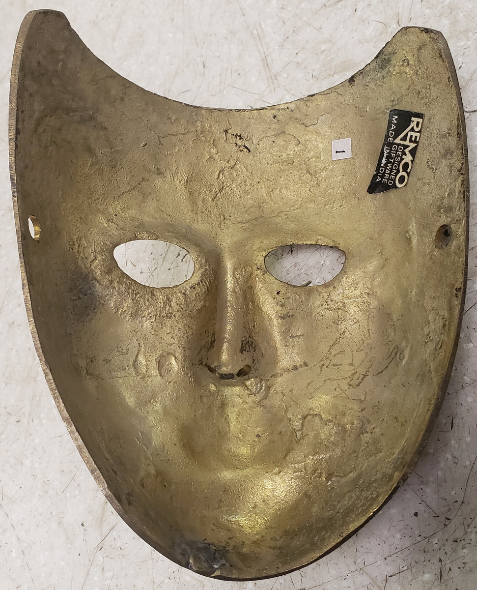 Vintage Remco Decorative Metal Mask - Made in India (5-3/4 x 4-1/2) – Buy  & Sell Outlet