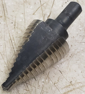 New #11 7/8" to 1-1/8" Double-Fluted Step Drill Bit