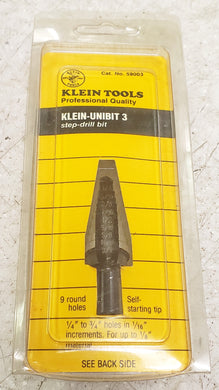 Klein Tools 59003 No.3 Step Drill Bit
