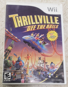 Thrillville Off The Rails Wii Game with Manual