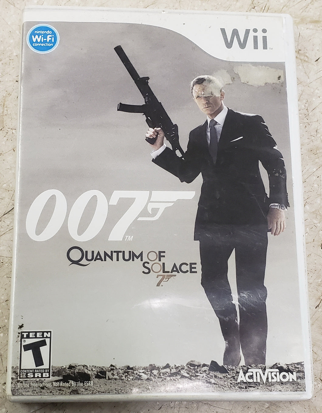 007 Quantum Of Solace Wii Game with Manual