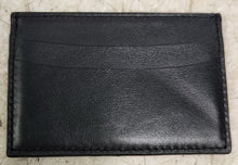 Load image into Gallery viewer, Tiffany &amp; Co Black Leather Credit Card Case Holder