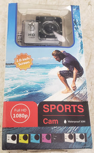 Mini DV Sports Camera 2" 1080P Full HD LCD Screen Waterproof Action Camera