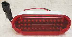 Dialight 620-01RB 61 Series 6-1/2" x 2-3/8" LED Red Flasher Light