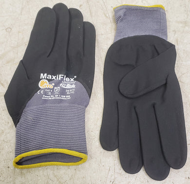 MaxiFlex Ultimate 34-875 XL Seamless Knit Nylon/Lycra Glove with Nitrile Coated Micro-Foam Grip on Palm