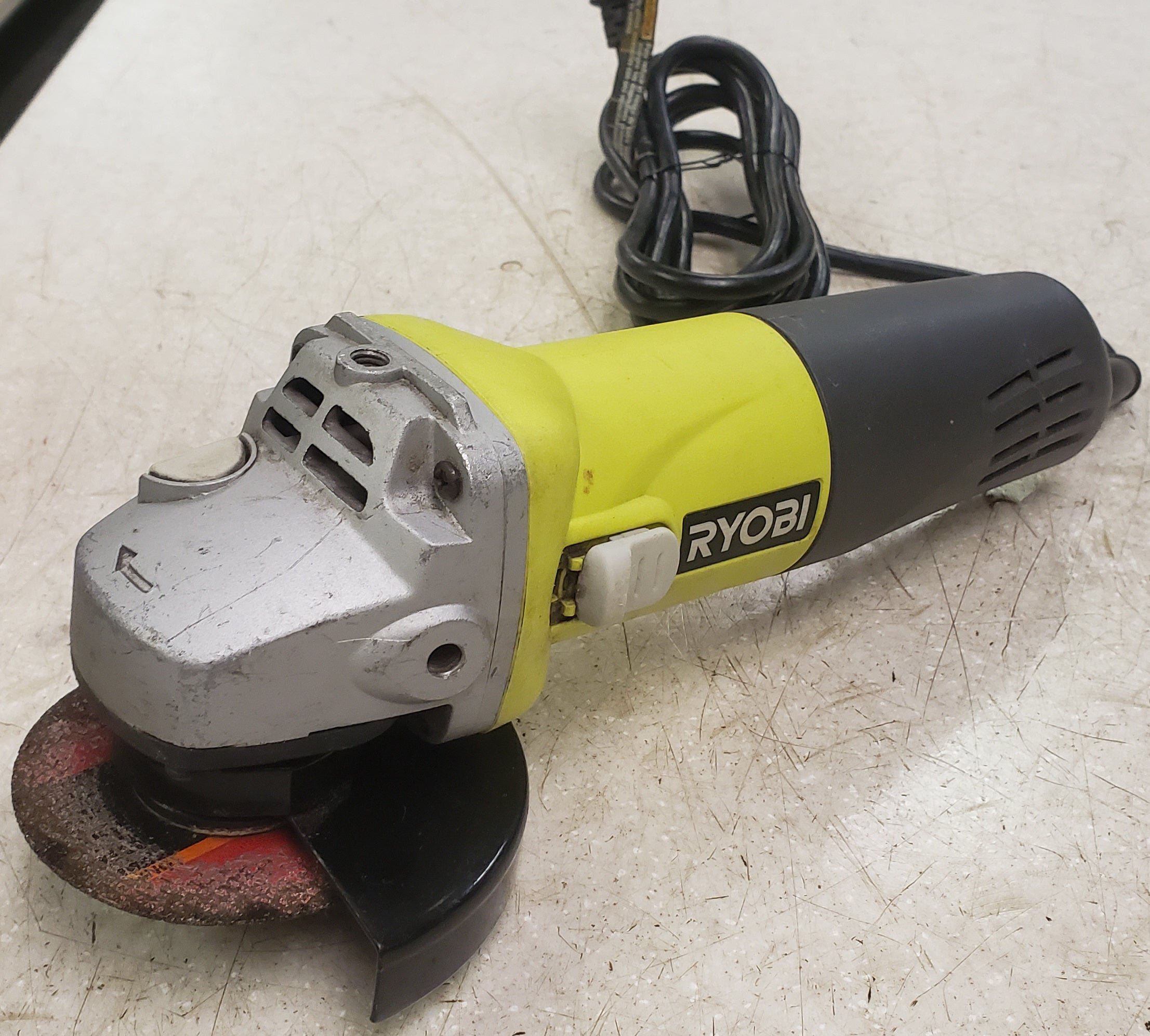 5.5 Amp Corded 4-1/2 Angle Grinder - RYOBI Tools