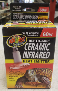 Zoo Med CE-60 ReptiCare 60W Ceramic Infrared Heat Emitter