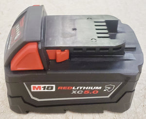 Milwaukee 48-11-1850R M18 18-Volt 5.0 Ah Lithium-Ion XC Extended Capacity Resistant Battery Pack
