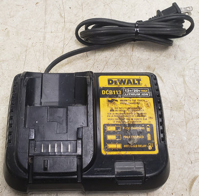 DeWALT DCB113 12V/20V Li-Ion MAX Battery Charger
