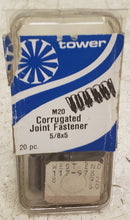 Load image into Gallery viewer, Tower M20 Corrugated Joint Fastener #5 x 5/8&quot; 12-Pack