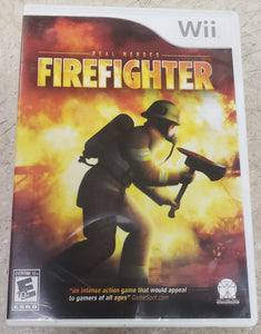 Real Heroes: Firefighter Nintendo Wii Game Complete with Manual