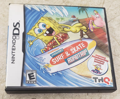 Spongebob Surf & Skate Roadtrip Nintendo DS Game