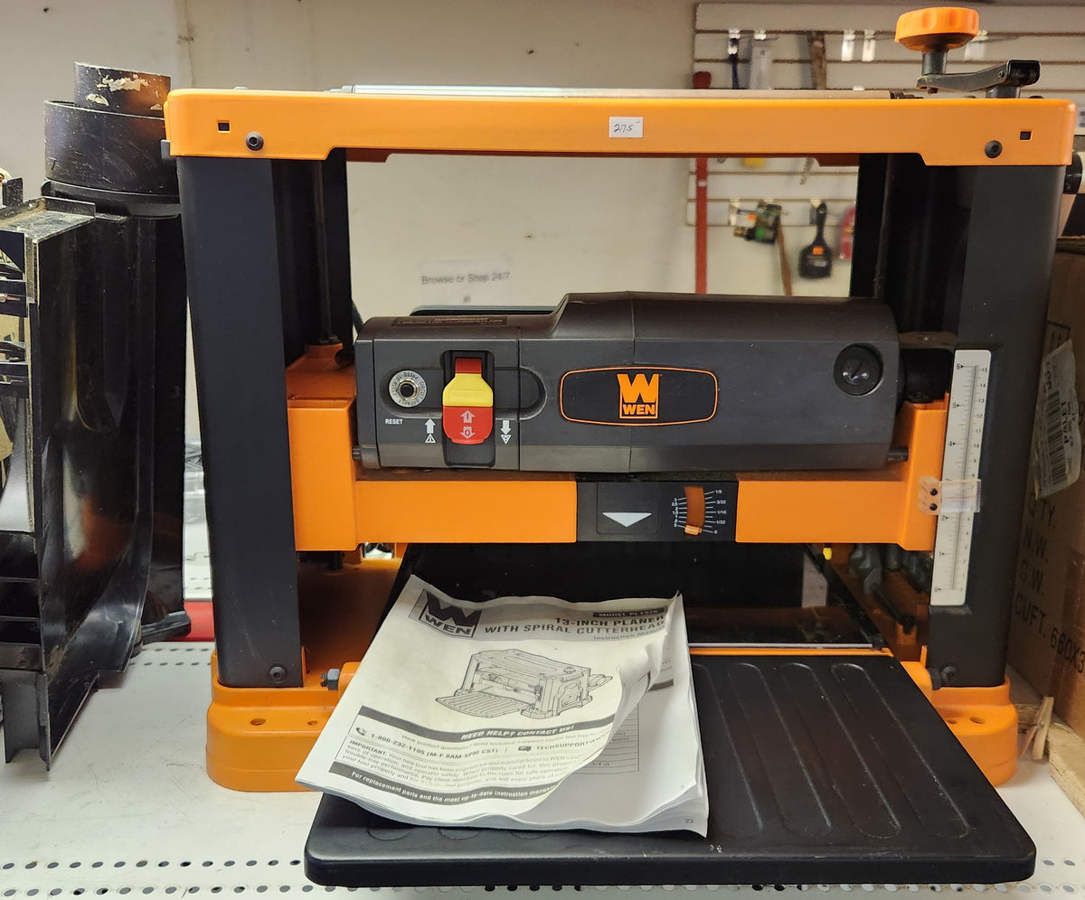 WEN PL1326 15 Amp 13" Spiral Benchtop Thickness Planer Buy & Sell Outlet