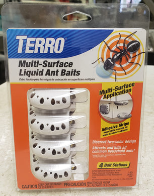 TERRO T334B Multi-surface Liquid Ant Bait Station (4-pack)