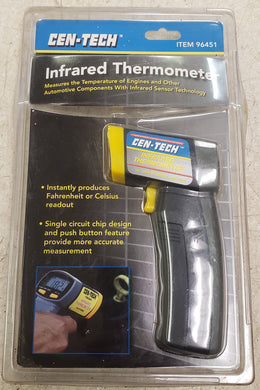 Cen-Tech 96451 Automotive Infrared Thermometer LCD Display