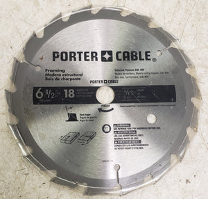 Porter-Cable PC65024 6-1/2" 18T Carbide Circular Saw Blade