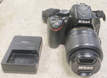 Load image into Gallery viewer, Nikon D5100 16.2MP DSLR Digital Camera w/35mm AF-S DX Lens - Black