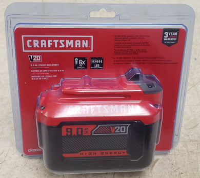 Craftsman CMCB209 V20 20-V 9Ah Lithium-Ion Battery