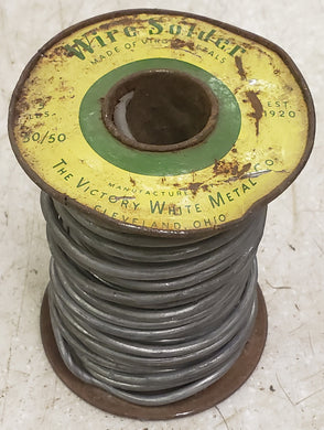 The Victory White Metal Co 50/60 Wire Solder (partial 5 lb roll)