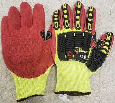 Cordova 7739L OGRE-Cr+ Ice 13-Gauge, Hi-Vis Yellow Two-Ply Thermal Shell Cut Level A5 Gloves - L