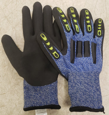 Global Glove CIA317INT Vise Gripster C.I.A. Cut and Puncture Resistant Coated Gloves - 10/XL