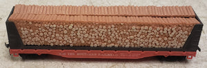 Tyco 334A 91-0-109A HO Scale The Southern Railroad 50' Pulpwood Train Car