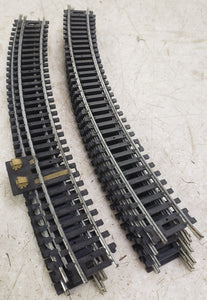 Vintage Bachmann 12-Piece 18" Radius HO Scale Steel Rail Curved Train Track Set