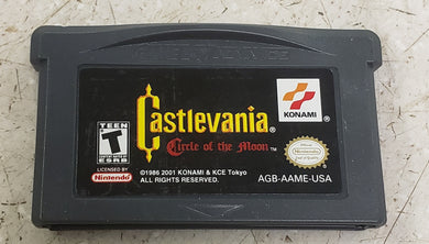 Castlevania Circle Of The Moon Gameboy Advance Game