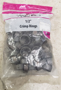 Apollo APXCR1250PK 1/2" Copper Crimp Ring (50-Pack)