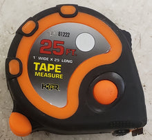 Load image into Gallery viewer, K&amp;R 81222 1&quot; x 25&#39; Easy-Read Tape Measure