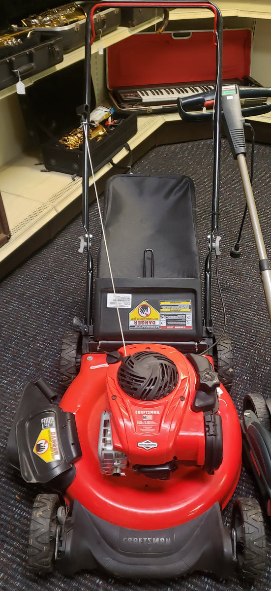 Craftsman CMXGMAM1125499 M110 21-in Gas Push Lawn Mower with 140-cc Br ...