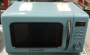 Galanz GLCMKZ11BER10 Retro Countertop Microwave Oven - Blue