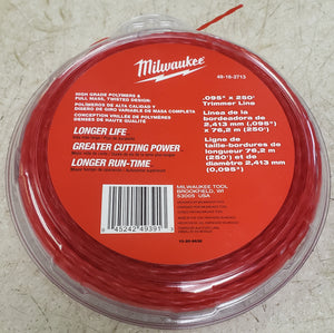 Milwaukee 49-16-2713 0.095 in. x 250 ft. Trimmer Line