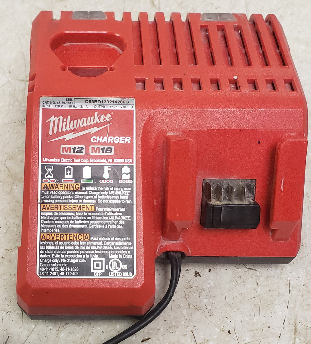 Milwaukee 48-59-1812 M12 and M18 Multi-Voltage Charger