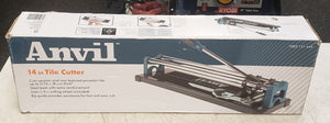 Anvil 10214ANV 14" Ceramic and Porcelain Tile Cutter with 1/2" Cutting Wheel