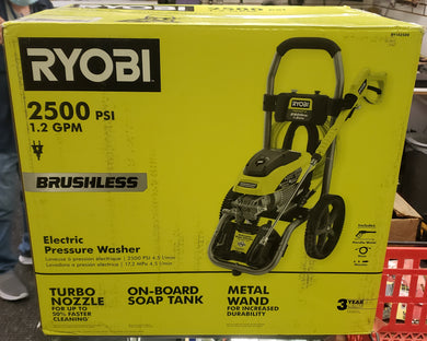 Ryobi RY142500 2500 PSI 1.2 GPM High Performance Cold Water Electric Pressure Washer