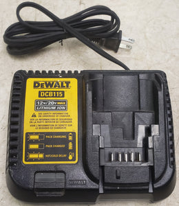 DeWALT DCB115 12-Volt to 20-Volt Lithium-Ion Battery Charger