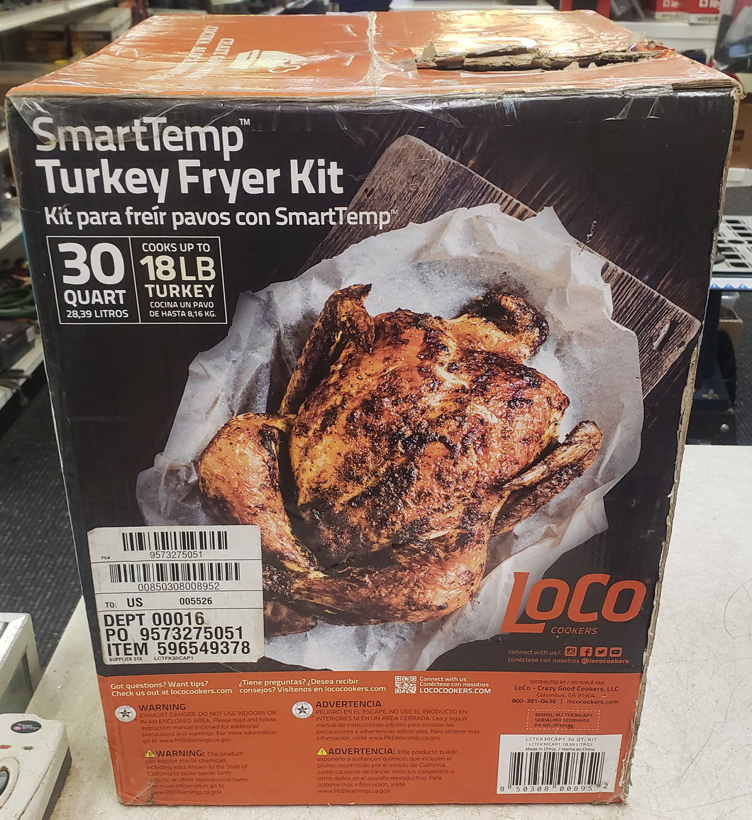 LoCo Cookers LCTFK30CAP1 30-Quart SmartTemp Propane Turkey Fryer