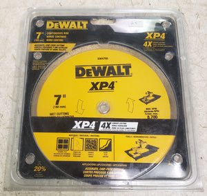 DeWALT DW4766 7" Diamond Tile Saw Blade