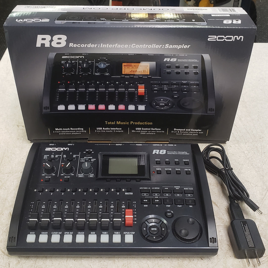 Zoom R8 Multitrack SD Recorder Controller and Interface