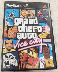 Grand Theft Auto Vice City PS2 Game Complete with Manual