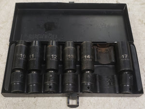 Pittsburgh 94431 7-Piece (-1) 3/8" Universal Swivel Deep Well Impact Socket Set