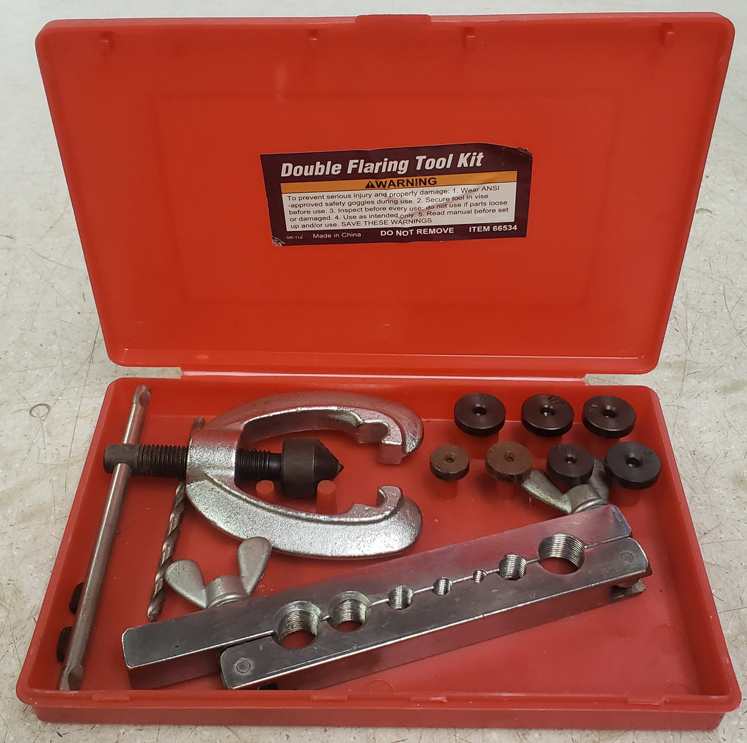 Pittsburgh 66534 Double Tube Flaring Tool Kit