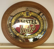 Load image into Gallery viewer, Vintage Beeco Van Muching Amstel Light Mirror Sign (20.75&quot; x 18.5&quot;)